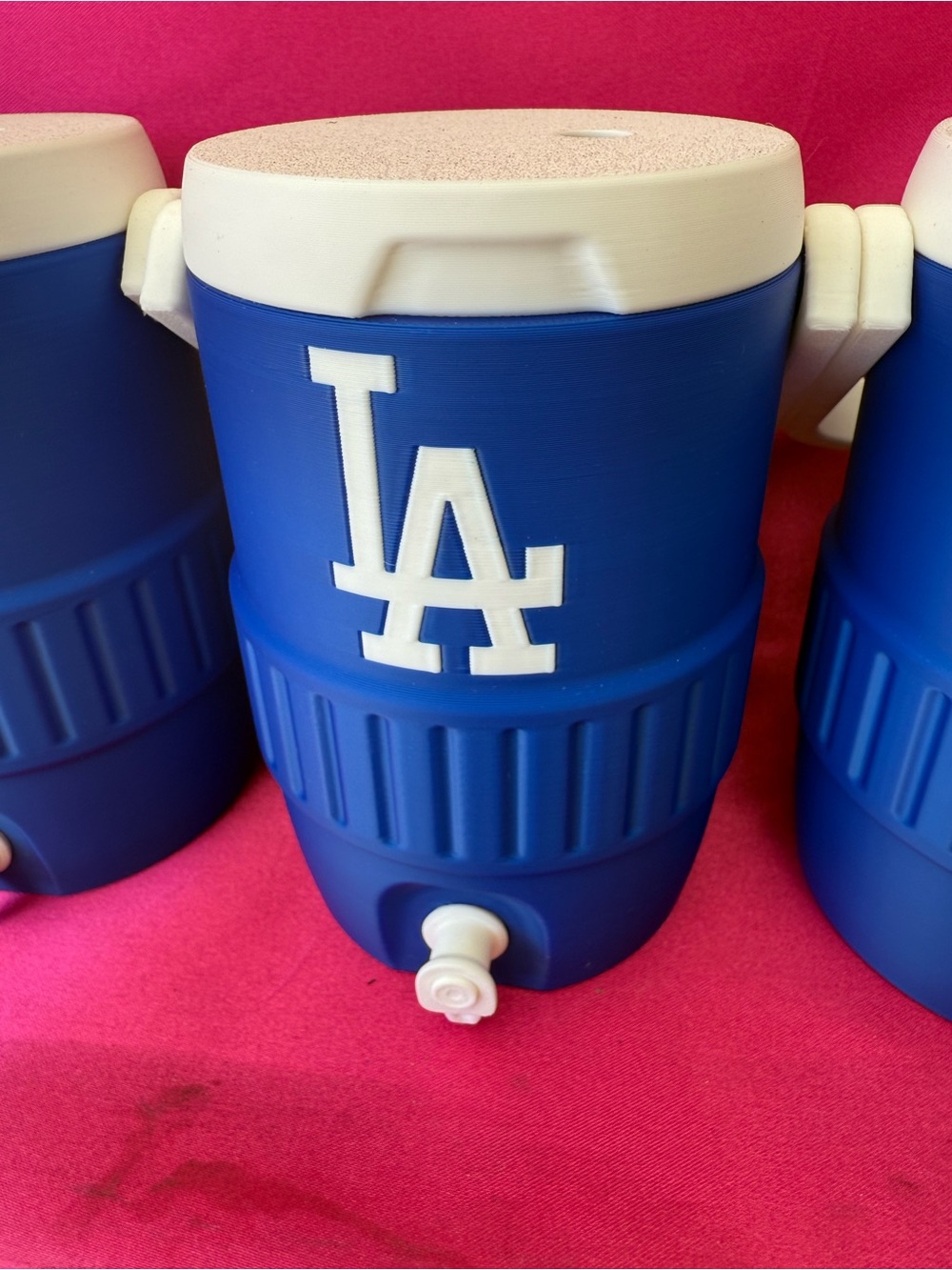 Los Angeles Dodgers Blue Cooler mug with White Lid